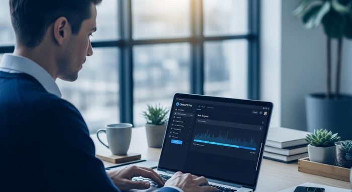 ChatGPT Plusを活用するビジネスパーソンの様子