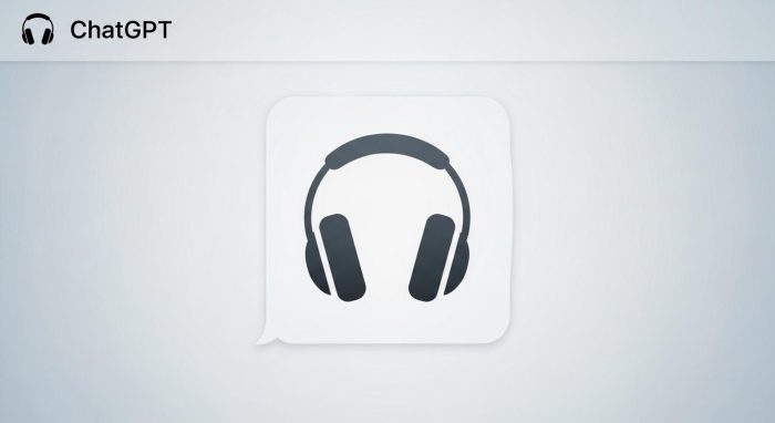 ChatGPTアプリの音声会話モードを開始するためのアイコン