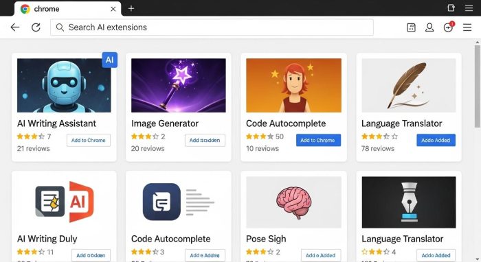 ChromeウェブストアのChatGPT拡張機能一覧