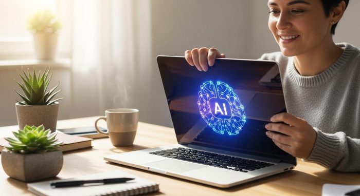 AI活用に成功したユーザーの様子