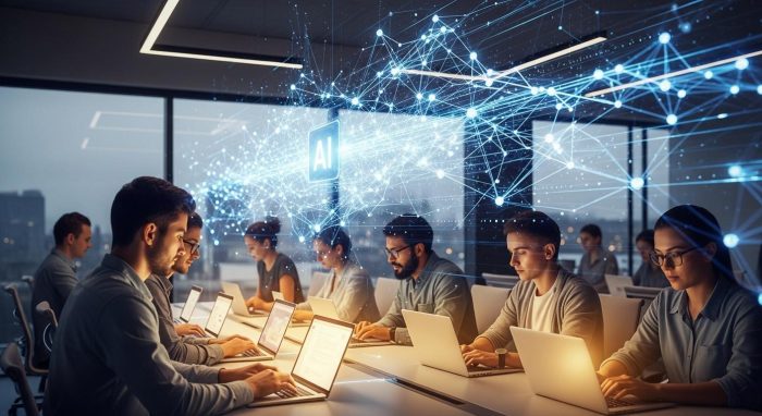 MacでAIを使いこなすユーザーの様子