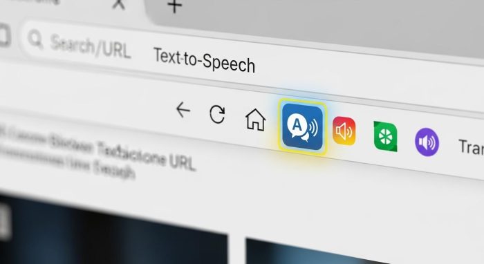 ChatGPTのテキストを読み上げるためのブラウザ拡張機能アイコン