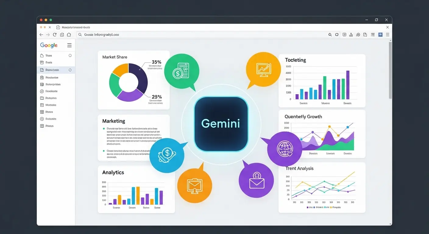 GoogleドキュメントでGemini AIを使用してインフォグラフィックを作成するイメージ画像