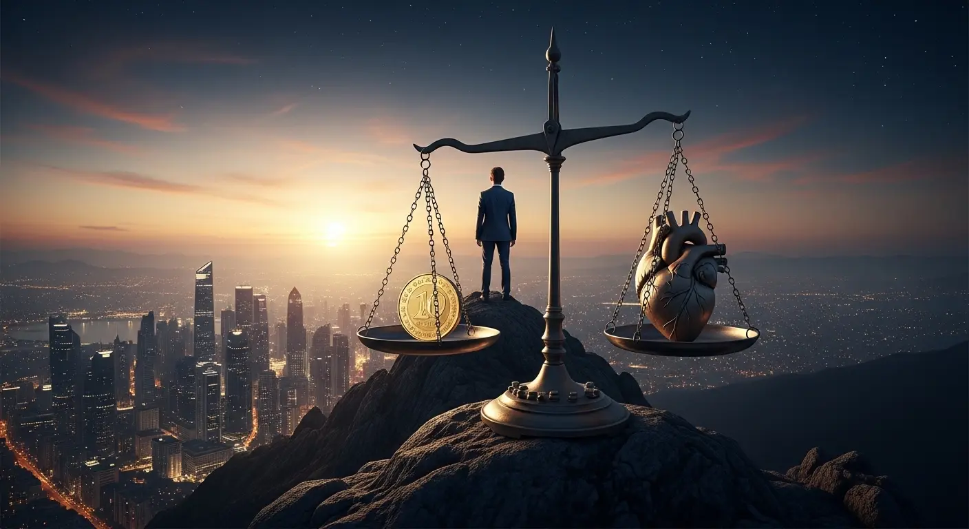 責任が重い仕事ランキングを象徴する、プレッシャーとやりがいを感じるビジネスマンのイメージ画像