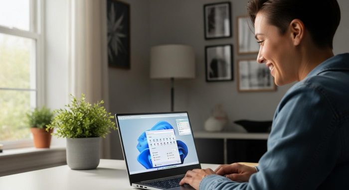 快適にPCを使いこなすユーザーの様子