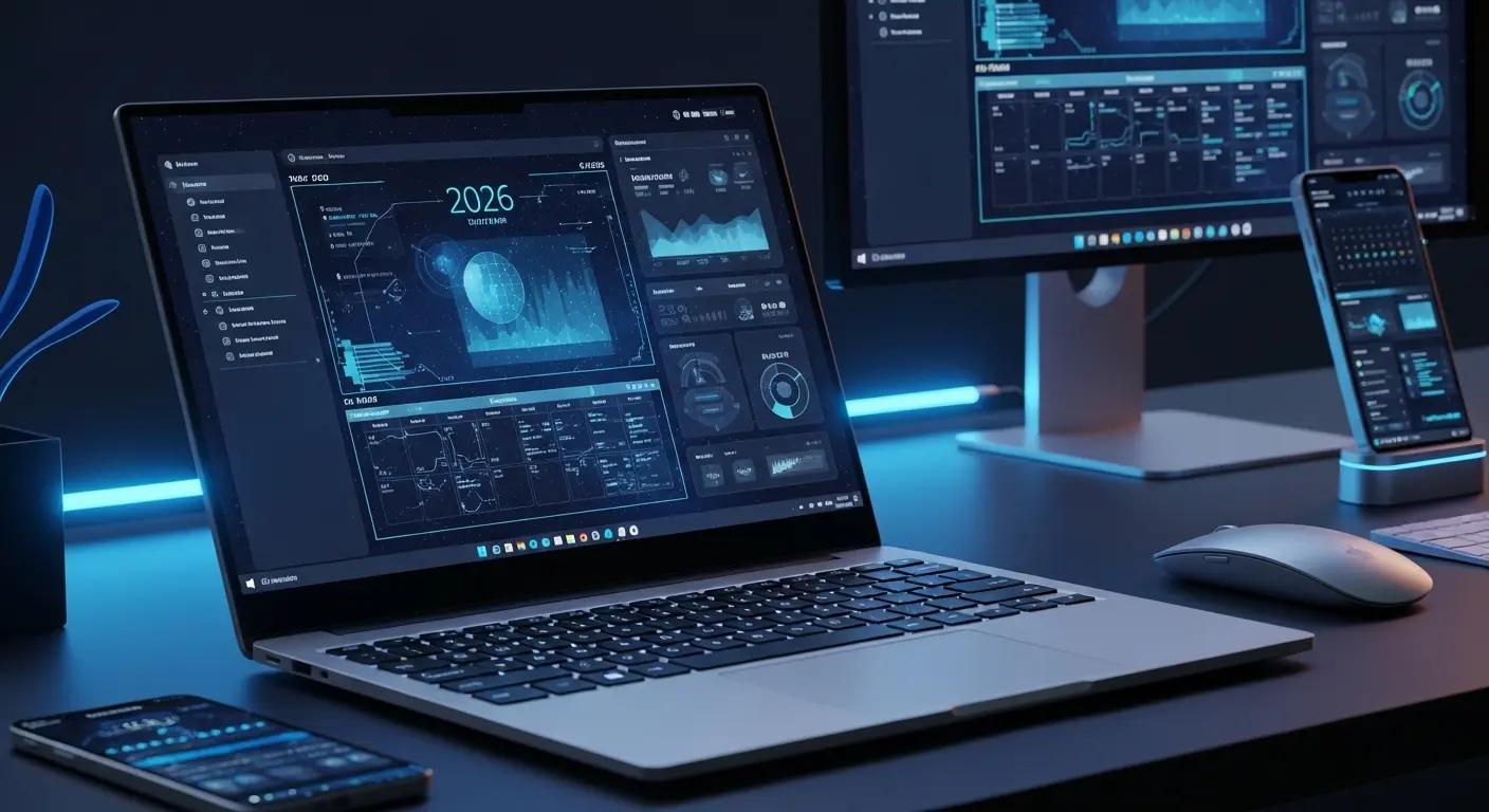 Windows 11の2026年4月最新アップデート画面を表示するPC