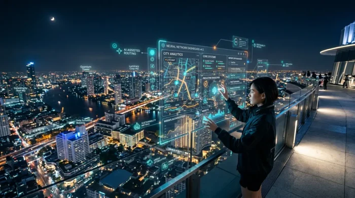 AIが完全に統合された2026年のデジタルライフスタイルのイメージ