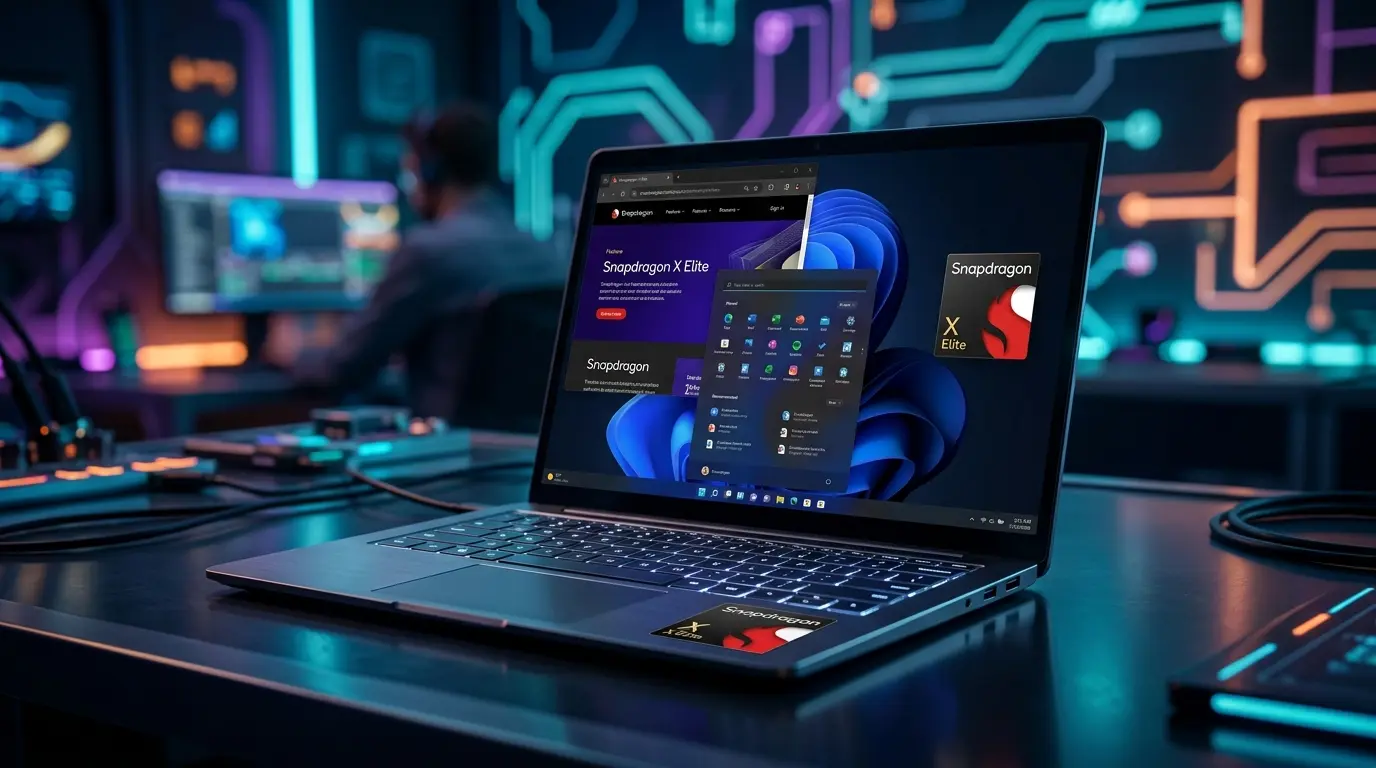 ARM版Windows 11を搭載した最新ノートPCのイメージ
